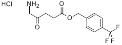 4-TRIFLUOROMETHYL BENZYL 5-AMINOLEVULINATE HYDROCHLORIDE Struktur