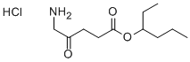 1-ETHYLBUTYL 5-AMINOLEVULINATE HYDROCHLORIDE ESTER Struktur