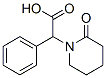 1-Piperidineacetic  acid,  2-oxo--alpha--phenyl- Struktur