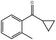 CYCLOPROPYL 2-METHYLPHENYL KETONE Struktur