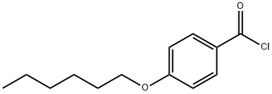 4-N-HEXYLOXYBENZOYL CHLORIDE Struktur