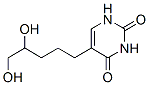 5-(4',5'-dihydroxypentyl)uracil Struktur