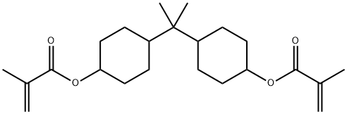 (1-methylethylidene)di-4,1-cyclohexanediyl bismethacrylate Struktur