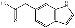 1H-Indole-6-aceticacid(9CI) Struktur