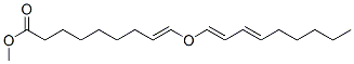 9-(1,3-Nonadienyloxy)-8-nonenoic acid methyl ester Struktur