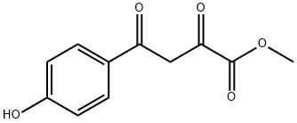 Methyl 4-(4-hydroxyphenyl)-2,4-dioxobutanoate Struktur