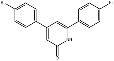 4,6-BIS(4-BROMOPHENYL)-2(1H)-PYRIDONE Struktur