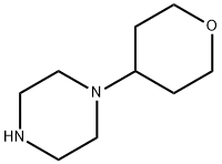 Piperazine,1-(tetrahydro-2H-pyran-4-yl)-(9CI) Struktur