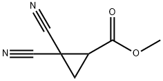 Cyclopropanecarboxylic acid, 2,2-dicyano-, methyl ester (9CI) Struktur