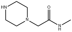 1-Piperazineacetamide,N-methyl-(9CI) Structure