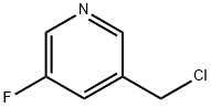 3-(CHLOROMETHYL)-5-FLUOROPYRIDINE Struktur