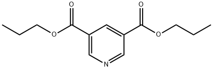 3,5-Pyridinedicarboxylic acid dipropyl ester Struktur