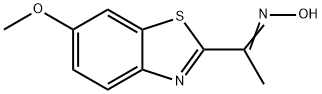 Ethanone, 1-(6-methoxy-2-benzothiazolyl)-, oxime (9CI) Struktur