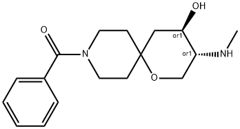 1-Oxa-9-azaspiro[5.5]undecan-4-ol hydrochloride Struktur