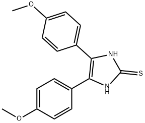 4,5-BIS-(4-METHOXY-PHENYL)-1,3-DIHYDRO-IMIDAZOLE-2-THIONE Struktur