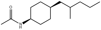 DL-N-ACETYL-4-(2-METHYLPENTYL)-CYCLOHEXYLAMINE Struktur