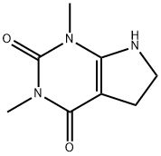 6,7-Dihydro-1,3-dimethyl-1H-pyrrolo[2,3-d]pyrimidine-2,4(3H,5H)-dione Struktur