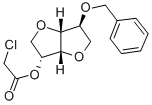 5-CHLOROACETOXY-2-BENZYLOXYISOSORBIDE Struktur