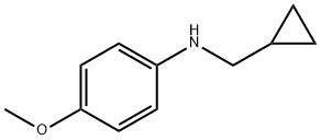 CYCLOPROPYLMETHYL-(4-METHOXY-PHENYL)-AMINE HYDROCHLORIDE Struktur