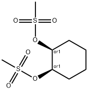 1,2-bis(methylsulfonyloxy)cyclohexane Struktur