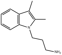 3-(2,3-dimethyl-1H-indol-1-yl)propan-1-amine Struktur