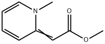 [1-Methylpyridin-2(1H)-ylidene]acetic acid methyl ester Struktur