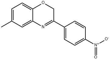 6-methyl-3-(4-nitrophenyl)-2H-1,4-benzoxazine Struktur