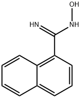 N-HYDROXY-1-NAPHTHALENE CARBOXIMIDAMIDE Struktur