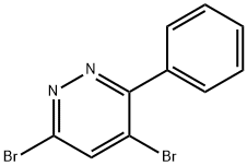 4,6-DIBROMO-3-PHENYL-PYRIDAZINE Struktur