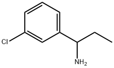 1-(3-CHLOROPHENYL)PROPAN-1-AMINE Struktur