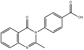 4-(2-METHYL-4-OXO-4 H-QUINAZOLIN-3-YL)-BENZOIC ACID Struktur