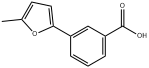 3-(5-METHYL-2-FURYL)BENZOIC ACID Struktur