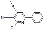 3,4-Pyridinedicarbonitrile,  2-chloro-6-phenyl- Struktur