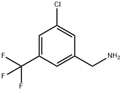 3-CHLORO-5-TRIFLUOROMETHYL-BENZYLAMINE Struktur