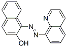 1-(8-QUINOLYLAZO)-2-NAPHTHOL Struktur