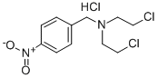 N,N-bis(2-Chloroethyl)-p-nitro-benzylamine hydrochloride Struktur