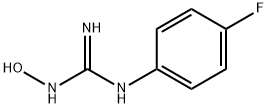 N-(4-FLUOROPHENYL)-N'-HYDROXY-GUANIDINE Struktur