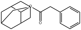 Phenylacetic acid, 2-adamantyl ester Struktur