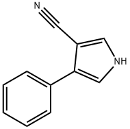 3-CYANO-4-PHENYL-PYRROLE Struktur