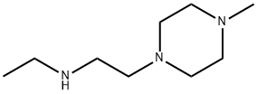 1-Piperazineethanamine,N-ethyl-4-methyl-(9CI) Struktur