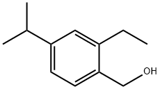 Benzenemethanol, 2-ethyl-4-(1-methylethyl)- (9CI) Struktur