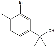 2-(3-bromo-4-methylphenyl)propan-2-ol Struktur