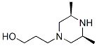 1-Piperazinepropanol,3,5-dimethyl-,(3R,5S)-rel-(9CI) Struktur