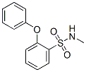 N-methyl-2-phenoxybenzenesulphonamide Struktur