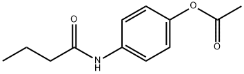 4-Butyramidophenyl Acetate Struktur