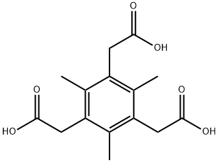 (3,5-BIS-CARBOXYMETHYL-2,4,6-TRIMETHYL-PHENYL)-ACETIC ACID Struktur