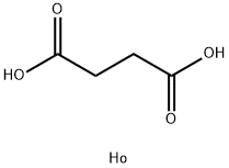 diholmium trisuccinate Struktur