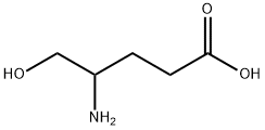 4-Amino-5-hydroxypentanoic acid Struktur