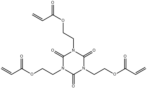 ISOCYANURIC ACID TRIS(2-ACRYLOYLOXYETHYL) ESTER Structure