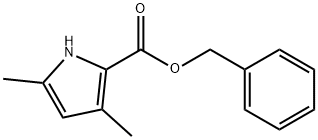 Benzyl 3,5-dimethylpyrrole-2-carboxylate Structure